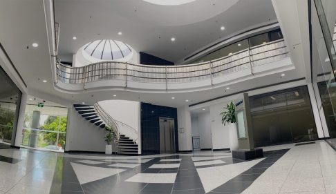 New Aim Building New Aim head office lobby