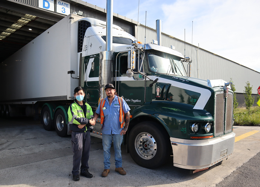 New Aim and Shoobridge Transport at Brooklyn Distribution Centre